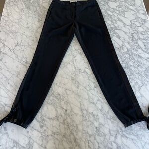 Halston Heritage Black Tuxedo Pants